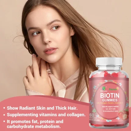 High Potency Collagen Gummies for Hair Skin & Nail Growth